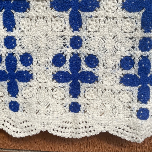 New Crochet Lace Knit Elegant Cream Lace Sleeveless Blouse Top Sheer Floral Vest - Picture 9 of 11